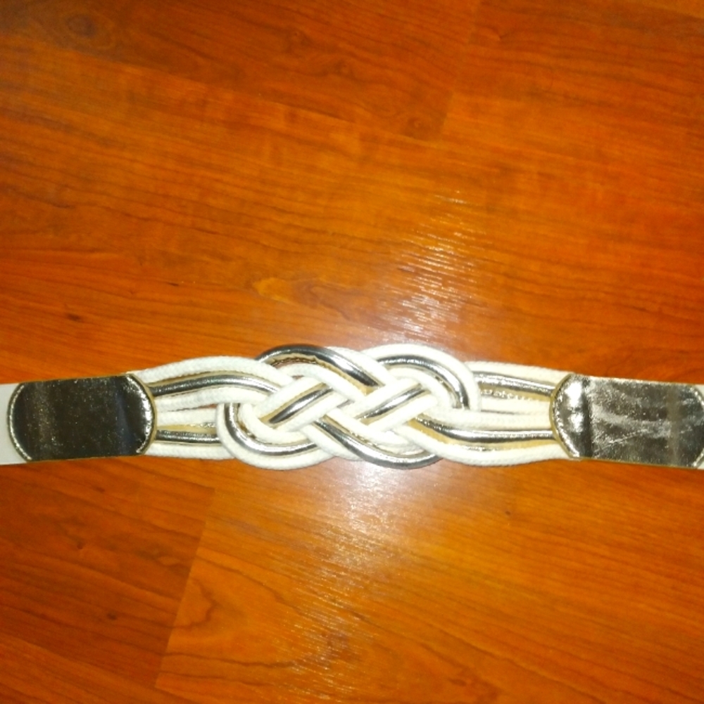 Braided waist belt woven rope design